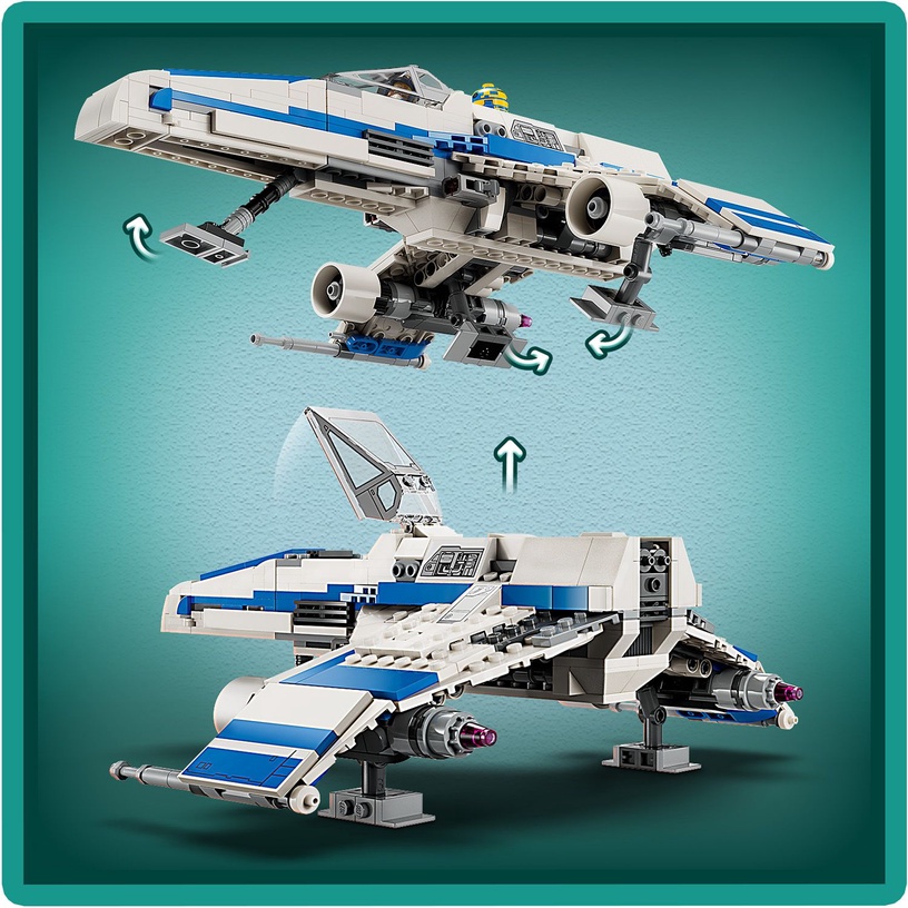 Конструктор LEGO® Star Wars™ New Republic E-Wing™ pret Shin Hati Starfighter™ 75364, 1056 шт.
