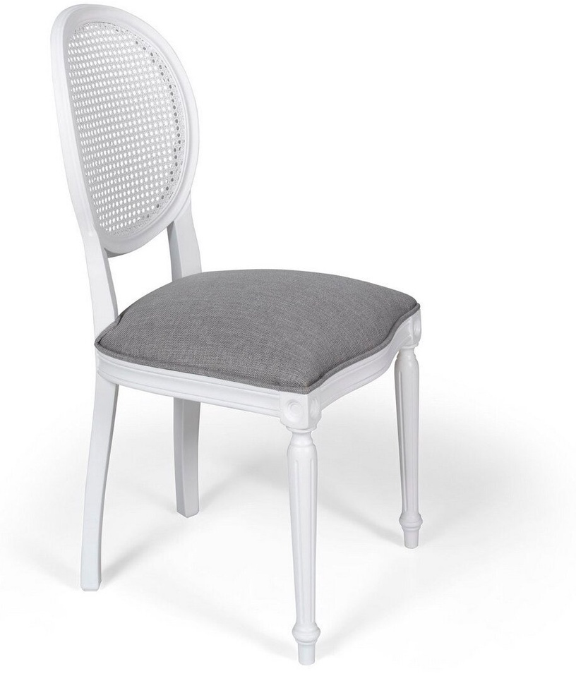 Ēdamistabas komplekts Kalune Design Albero 151, balts/pelēks