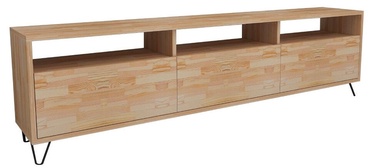 TV-laud Kalune Design Holmes Natural, puu, 1740 mm x 300 mm x 500 mm