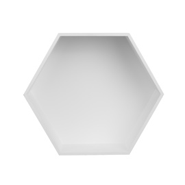Sienas plaukts Domoletti 503301, balta, 38.5 x 33.5 cm x 15 cm, 1 gab.