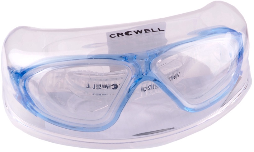 Очки для плавания Crowell Idol 8120, прозрачный/голубой