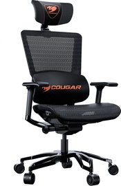Mänguri tool Cougar Gaming ARGO Black, 51 x 51 x 124 - 129.5 cm, must/oranž
