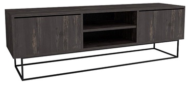 TV-laud Kalune Design Escape 140, must/tumepruun, 40 cm x 140 cm x 50 cm