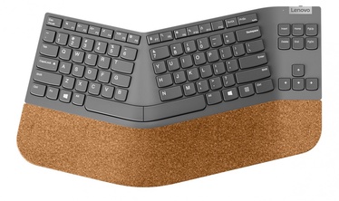 Klaviatūra Lenovo Go Split EN, brūna/melna, bezvadu
