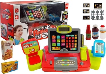 Veikala rotaļlietas Lean Toys Happy Cashier Cash Register Set, daudzkrāsaina
