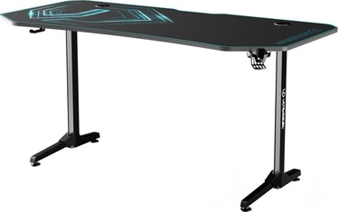 Spēļu galds Ultradesk Frag XXL, zila/melna