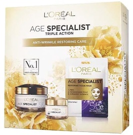 Komplekts sievietēm L'Oreal Age Specialist Triple Action, 95 ml