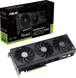 Видеокарта Asus GeForce RTX 4070 Super OC PROART-RTX4070S-O12G, 12 ГБ, GDDR6X