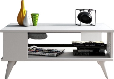 Журнальный столик Kalune Design SHP0101, белый, 52 см x 90 см x 40 см