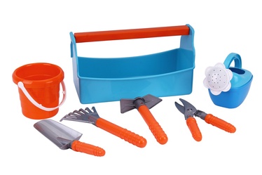 Smilšu kastes rotaļlietu komplekts Technok Gardeners Kit, daudzkrāsaina, 300 mm x 140 mm