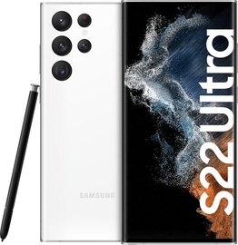 Mobilais telefons Samsung Galaxy S22 Ultra, balta, 12GB/512GB