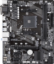 Материнская плата Gigabyte GA-A320M-S2H V2 (rev. 1.x)