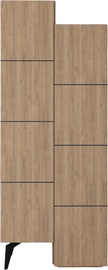 Kapp Kalune Design Stair 776HMS1305, tamm, 37.4 cm x 62.2 cm x 156 cm