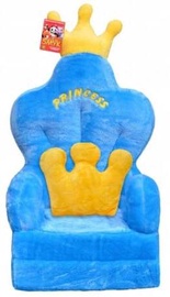 Bērnu krēsls Princess, zila, 450 mm x 700 mm