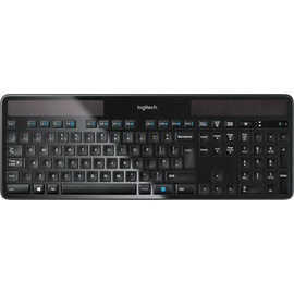 Клавиатура Logitech K750 EN/DE, черный, беспроводная