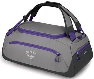 Sporta soma Osprey Daylite Duffel Medium Grey / Dark Charcoal, pelēka/violeta, 30 l