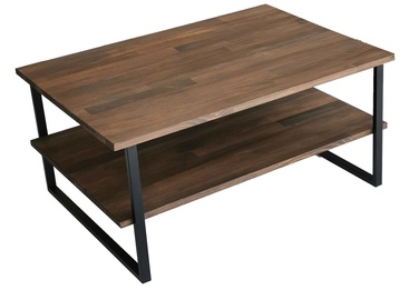 Журнальный столик Kalune Design Neta, ореховый, 85 см x 60 см x 40 см