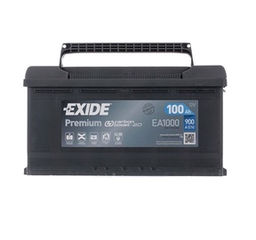 Аккумулятор Exide Premium EA1000, 12 В, 100 Ач, 900 а