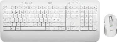 Klaviatūras un peles komplekts Logitech MK650 DE, balta, bezvadu