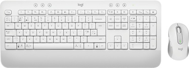 Комплект клавиатуры и мыши Logitech MK650 Английский (UK), белый, беспроводная