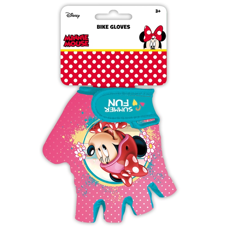 Jalgrattakindad lastele Seven Minnie, sinine/roosa, XS