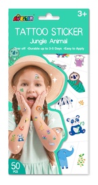 Набор для татуировок Avenir Tattoo Sticker Jungle Animal, зеленый