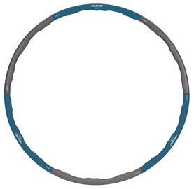 Hula hoop vingrošanas riņķi Avento Hula Hoop, 1000 mm, 1.5 kg, zila/pelēka