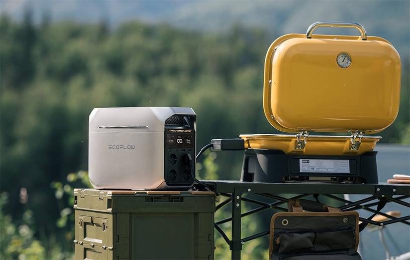 Портативная электростанция EcoFlow Delta 3 Plus, 1800 - 3600 Вт, черный/серый