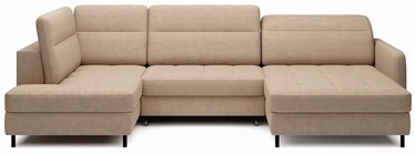 Stūra dīvāns Berrto Toscany 20, brūna, labais, 165 x 306 cm x 100 cm