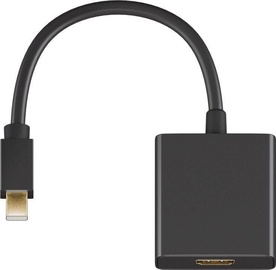 Adapteris MicroConnect Mini Displayport to HDMI HDMI female, Mini display port male, 0.15 m, juoda
