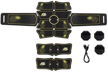 Masāžas ierīce HMS ABS Pro Master, melna/dzeltena