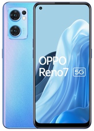 Mobilais telefons Oppo Reno 7 5G, zila, 8GB/256GB