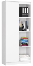 Шкаф Akord Furniture Factory R80, белый, 35 см x 80 см x 180 см