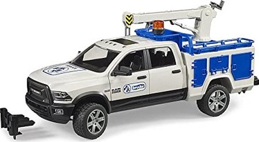 Bērnu rotaļu mašīnīte Bruder Service Truck RAM 2500 02509, zila/balta