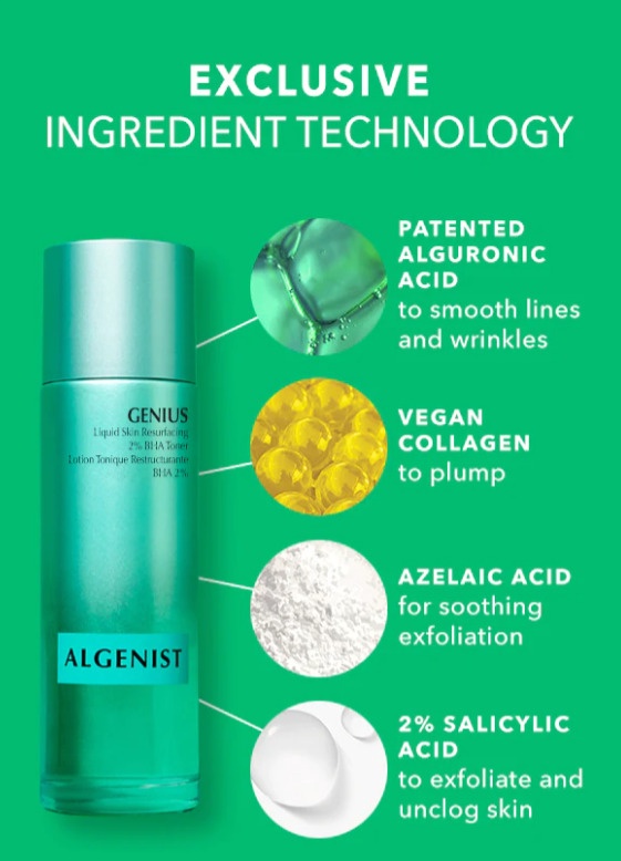 Sejas toniks Algenist Genius, 100 ml