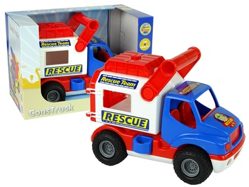 Детская машинка Wader-Polesie ConsTruck Rescue Car 9866, синий/белый/красный