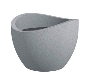 Lillepott Scheurich Stony Grey 250/30, plastik, Ø 30 cm, hall