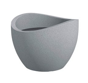 Vazonas Scheurich Stony Grey 59563, plastikinis, Ø 30 cm, pilkas