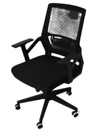 Biroja krēsls MN MGB1020, 59 x 62 x 101 cm, melna