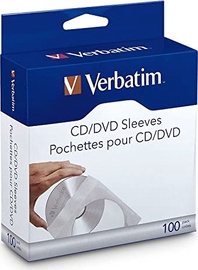 Kompaktdiska vāciņš Verbatim 49976 CD Pockets, 100 gab.