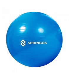 Гимнастический мяч Springos FB0009, синий, 85 см