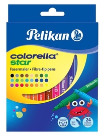 Flomāsteri Pelikan Colorella Star, vienpusējs, 24 gab.