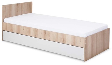 Детская кровать одноместная Klups Dalia, серый/бук, 204 x 94 см