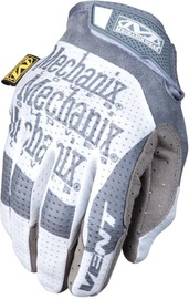 Рабочие перчатки перчатки Mechanix Wear Specialty Vent MSV-00-010, искусственная кожа/микрофибра/термопласт-каучук (tpr), белый/серый, L, 2 шт.