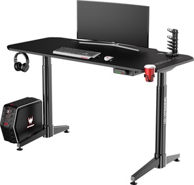 Игровой стол регулируемая высота Ultradesk Level, черный