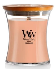 Свеча, ароматическая WoodWick Medium Yuzu Blooms, 55 - 65 час, 275 г, 120 мм x 100 мм