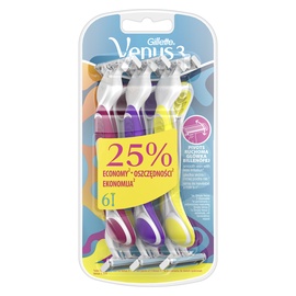 Raseerija Gillette Venus Simply3 Plus Pink, 6 tk