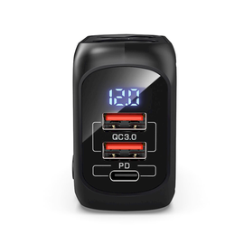 Adapter BlitzWolf BW-CLA1, USB Type C/2 x USB, must