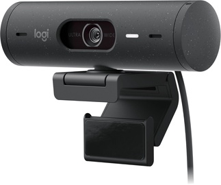 Интернет-камера Logitech Brio 500, черный, CMOS