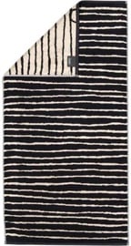 Rankšluostis vonios Cawo Loft 6225 39, juodas/smėlio, 50 x 100 cm